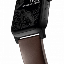 Ремешок Nomad Modern Leather Black Hardware Rustic Brown Horween 46mm/49mm (NM1A4RBM00)