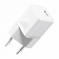 Адаптер Baseus GaN5 Fast Charger(mini) 1C 20W EU White (CCGN050102)