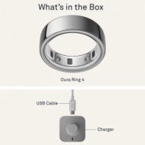 Смарт-кольцо Oura Ring 4 Stealth Size 11