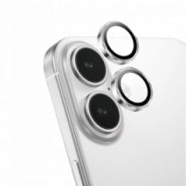 Захисне скло на камеру Keephone KP-SPL-008 iPhone 16/16 Plus Silver