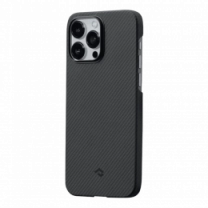 Чехол Pitaka MagEZ Case Twill 600D Black/Grey для iPhone 14 Pro Max (KI1401PMA)