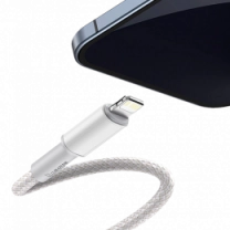 Кабель Baseus High Density Braided Type-C to Lightning PD 20W 1m White (CATLGD-02)