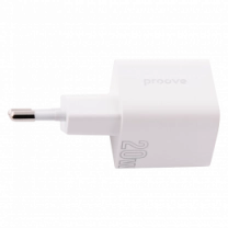 Адаптер Proove Silicone Power Plus 20W (Type-C + USB) (white)