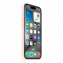 Чохол Силіконовий iPhone 15 Pro Silicone Case with MagSafe Light Pink (MT1F3)