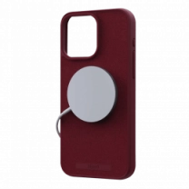 Чохол Njord Suede MagSafe Case Crimson Red for iPhone 15 Pro Max (NA54SU11)