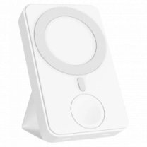 Бездротовий PowerBank 2in1 з підставкою (White)