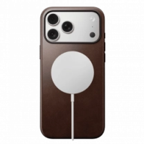 Чехол Nomad Modern Leather Horween Rustic Brown for iPhone 17 Pro (NM014292858)