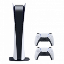 Игровая приставка Sony PlayStation 5 Digital Edition + DualSense Wireless Controller White