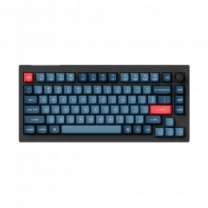 Клавіатура механічна Keychron V1 Max 84Key, Gateron Jupiter Red, WL/BT/USB-A, QMK, Hot-swap, Knob, E