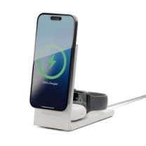 Зарядний пристрій Native Union Rise 3-in-1 Qi2 Sandstone (RS-3IN1-SAN-INT)