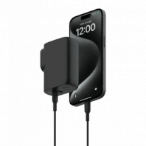 Адаптер Belkin 25Вт USB-С PD, PowerBank 5000мА·год, кабель USB-C > USB-C, 1м, Black(BPZ003BT1MBK-B6)