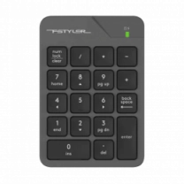 Клавіатура цифрова бездротова A4-Tech FGK21C (Grey), колір сірий