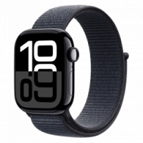 Apple Watch Series 10 46mm Jet Black Aluminum Case with Ink Sport Loop (MWWR3) Б/У