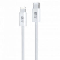 Кабель Blueo Braided PD Fast Charging USB-C to Lightning Cable (1m) White