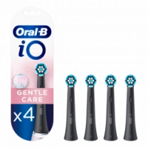 Насадка для електричної зубної щітки BRAUN Oral-B iO RB Gentle Care Чорні (4)