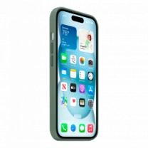 Чохол силіконовий iPhone 15 Silicone Case with MagSafe Cypress (MT0X3)