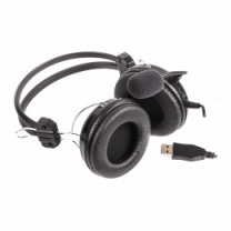 Навушники A4-Tech HU-35  USB з мікрофоном,чорні