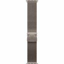 Apple Watch Ultra 3 GPS + Cellular 49mm Natural Titanium Case with Natural Titanium Milanese Loop - Medium (MEWY4)