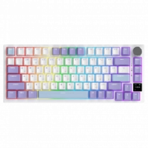 Бездротова механічна клавіатура Ajazz AK820 PRO 75% Gift Switch White RGB   (AK820PRO-G-PWB)
