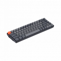 Клавиатура механическая Keychron K6 68Key, Gateron G Pro Blue, BT/USB-A, EN/UKR, White LED, чорний