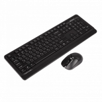 A4Tech Fstyler FG1012S, комплект беспроводной клавиатура с мышью, цвет черный