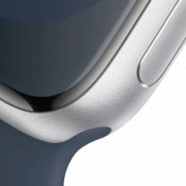 Apple Watch S9 45mm Silver Alu Case Storm Blue Sport Band M/L (MR9E3) БУ
