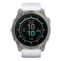 Смарт-годинник Garmin Epix Pro Gen 2 Sapphire 51mm Titanium w. Whitestone Band (010-02804-10/11) UA