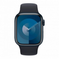 Apple Watch Series 9 41mm Midnight Aluminum Case with Midnight Sport Band M/L (MR8X3)