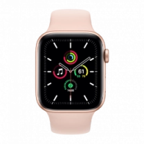 Смарт-годинник Apple Watch SE 44mm Gold Aluminum Case with Pink Sand Sport Band (MYDR2)