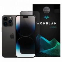 Защитное стекло Monblan для iPhone 16 Pro Max 2.5D Anti Peep 0.26mm [Dust-Proof] (Black)