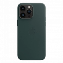 Чохол шкіряний iPhone 14 Pro Max Leather Case with MagSafe Forest Green (MPPN3)
