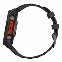 Спортивний годинник Garmin Fenix 8 47mm AMOLED Slate Gray with Black Silicone Band (010-02904-00) UA
