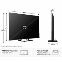 Телевізор Hisense MiniLED 75" 75U7Q