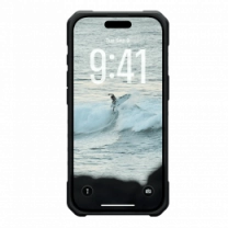 Чохол UAG для iPhone 17, Pathfinder Clear MagSafe, Ash/Black