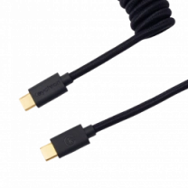 Кабель Type-A/Type-C Keychron Coiled Cable Black