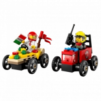 LEGO City «Піца-авто проти пожежної машини» Набір перегонів (60458)
