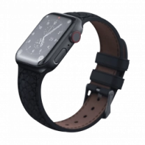 Ремінець Njord Salmon Leather Strap Dark Grey for Apple Watch 45mm/44mm (SL14120)