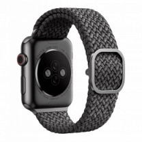 Ремешок Uniq Aspen Braided DE для Apple Watch 41 | 40 | 38 mm Granite Grey (UNIQ-40MM-ASPGRY)