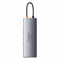 Хаб Baseus Multifunctional Metal Gleam 9- in-1 Type-C (Gray) (CAHUB-CU0G)