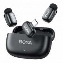 Бездротовий петличний мікрофон BOYA mini-14 Type-C Black