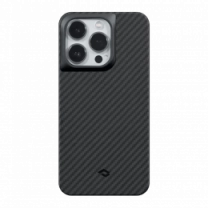 Чохол Pitaka MagEZ Case Pro 3 Twill Black/Grey for iPhone 14 Pro (KI1401PP)