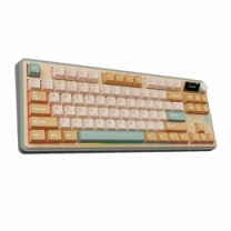 Беспроводная механическая клавиатура Ajazz AK870 Jasmine Switch - Yellow (AK870-JS-YWG)