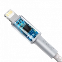 Кабель Baseus High Density Braided Type-C to Lightning PD 20W 1m White (CATLGD-02)