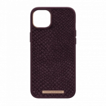 Чехол Njord Salmon Leather MagSafe Case Rust для iPhone 14 Plus (NA42SL03)