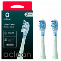 Насадка для зубной електрощетки Oclean UG01 G02 Ultra Gum Care Brush Green (2 шт) (6970810553536)