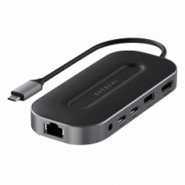 Satechi USB4 Multiport Adapter with 2.5G Ethernet Space Gray (ST-U4MGEM)