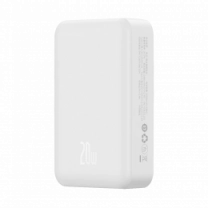 Зовнійшній акумулятор Baseus Magnetic Mini Wireless 20000mAh 20W White (PPCX150002)