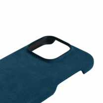 Чохол Kartell  for iPhone 15 Pro Max MagSafe Alcantara Blue