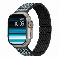 Ремешок Pitaka Dreamland Chroma Carbon Band Mosaic для Apple Watch 49/45/44mm (AWB2303)