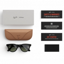 Смарт-окуляри Ray-Ban Meta Headliner Shiny Black/ G15Green  (RW4009F 601/7151 S51)